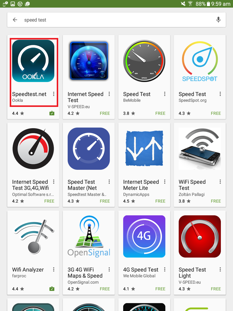 wifi speed test for ipad