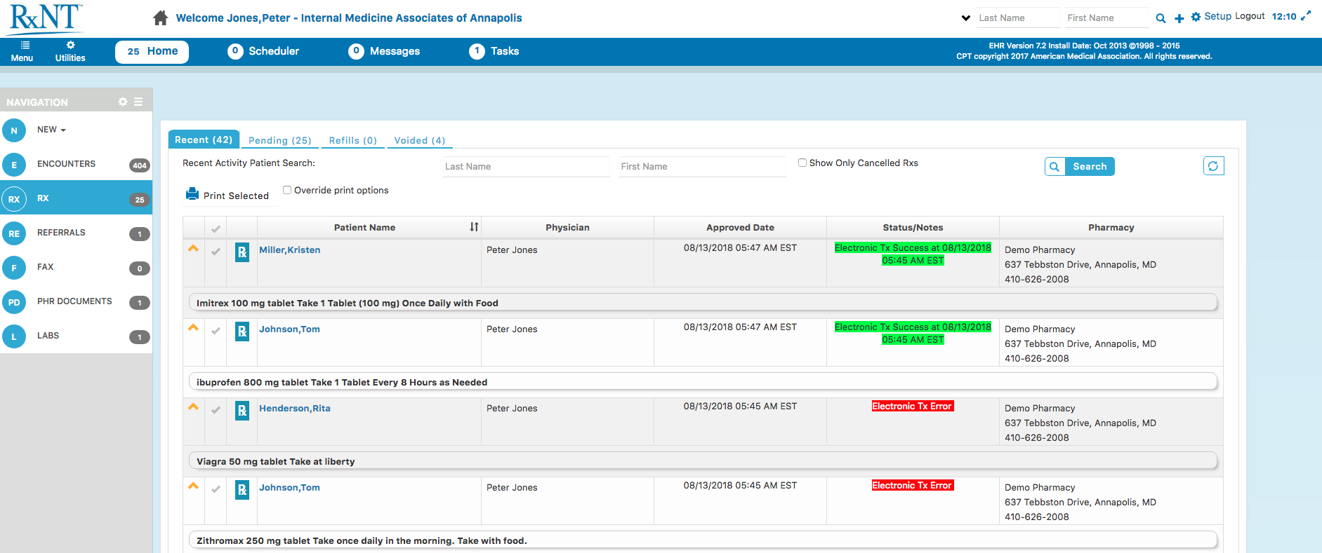 Patient Search & Dashboard User Guide – RxNT Client Resolution Center