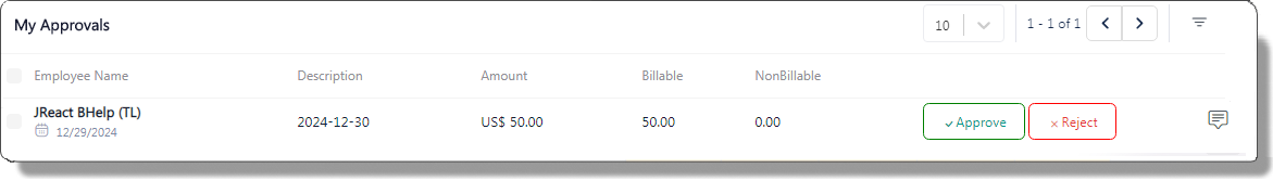 Expense Approval - TimeLive Help - 1