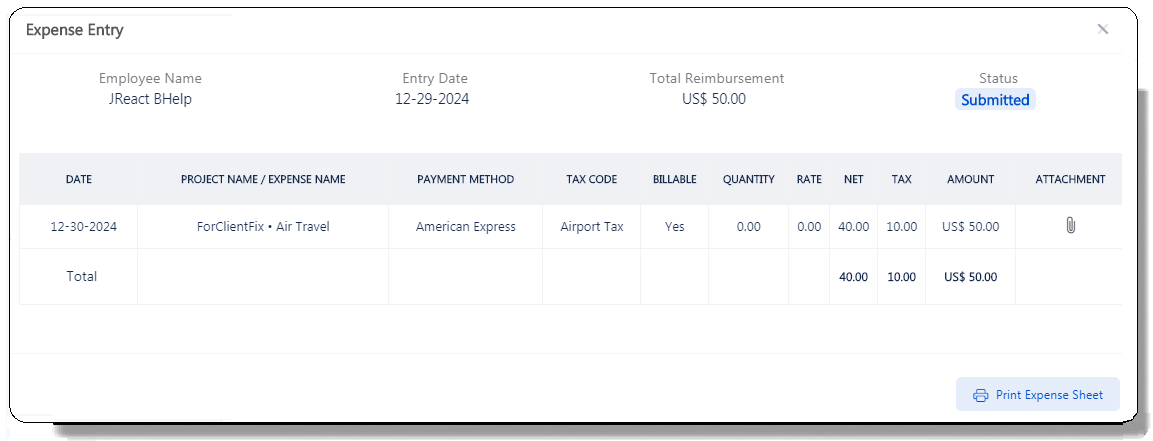 Expense Approval - TimeLive Help - 1
