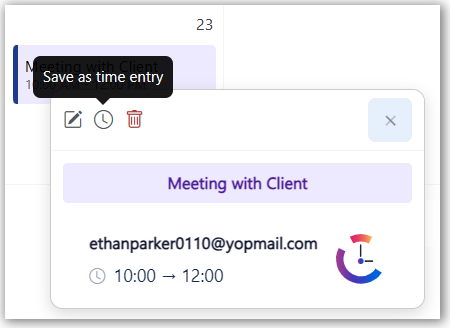Calendar - TimeLive Help - 1