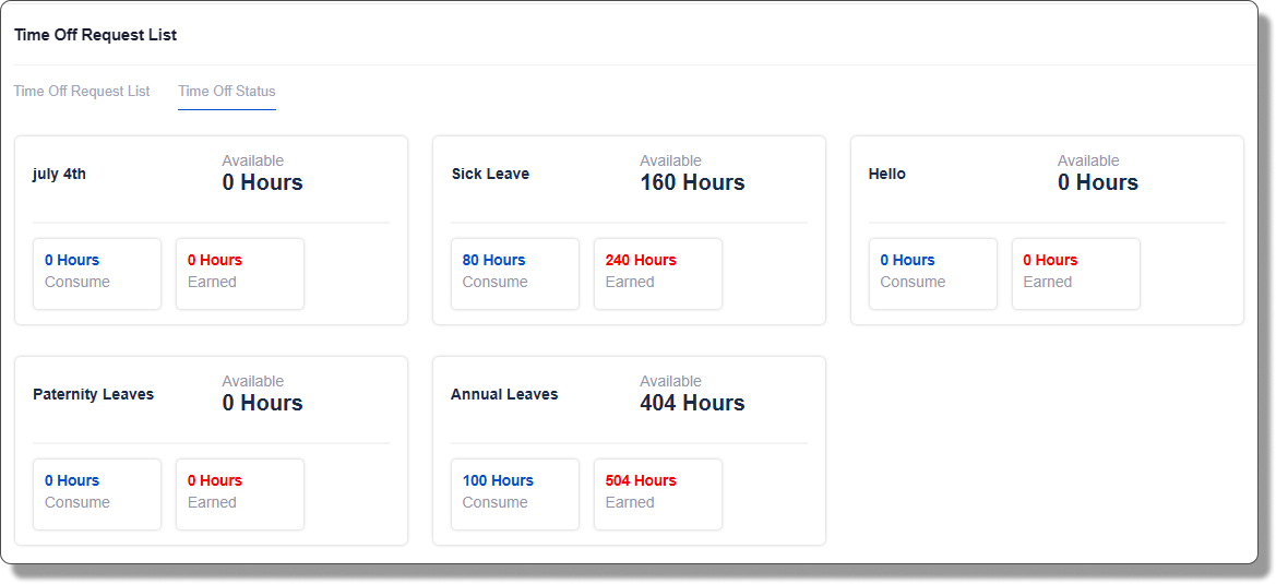 Time Off Request - TimeLive Help v13 - 1