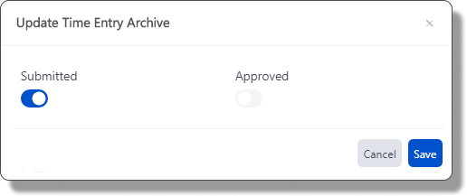 Time Entry Archive - TimeLive Help - 1