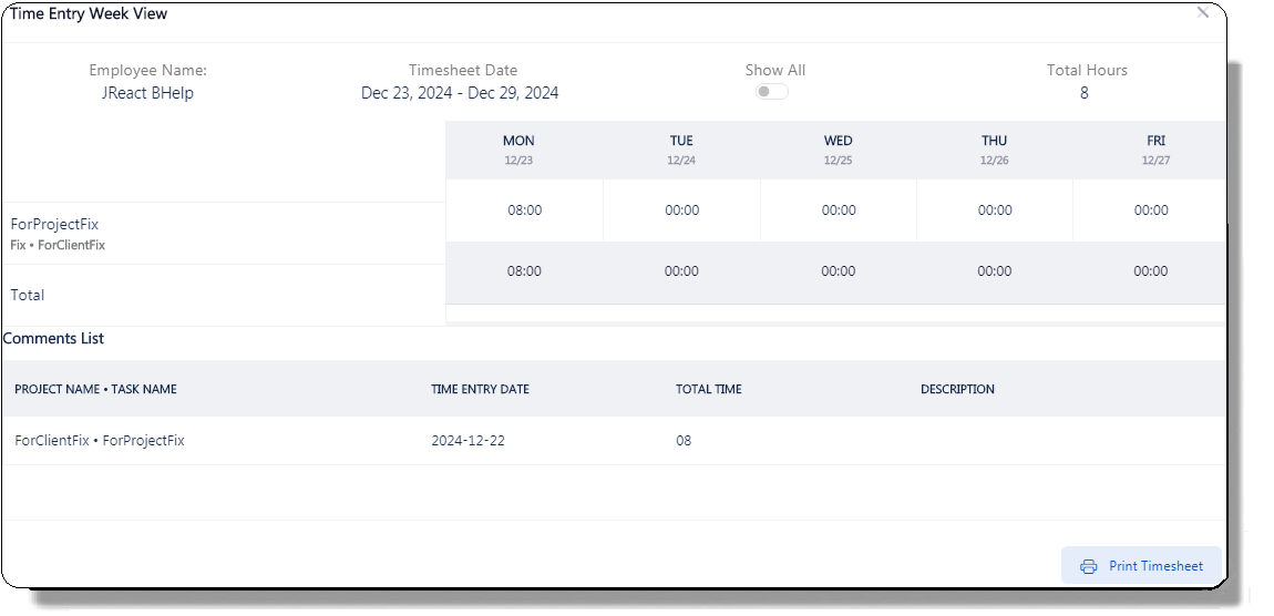 Timesheet Approval - TimeLive Help v13 - 1