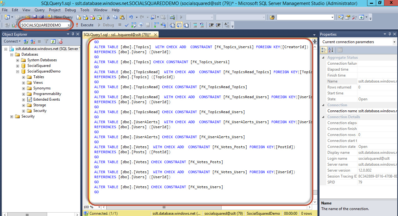 sqlpro create new database