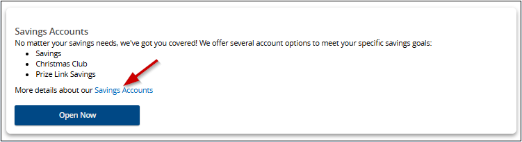 Open an Account - Digital Banking User Guide - 1