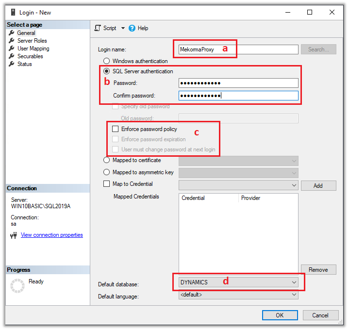 Setting up a SQL Server Proxy Login - PowerApprovals Implementation ...