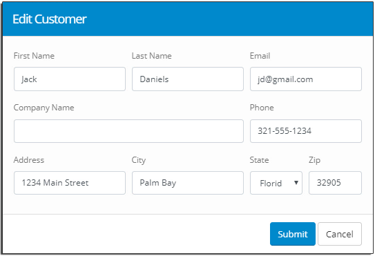 Customer Details - Aircraft Maintenance & Inventory System - Current