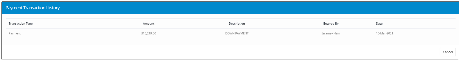 Window Transaction. Please Payments and Refunds - Aircraft Maintenance & Inventory System - Current