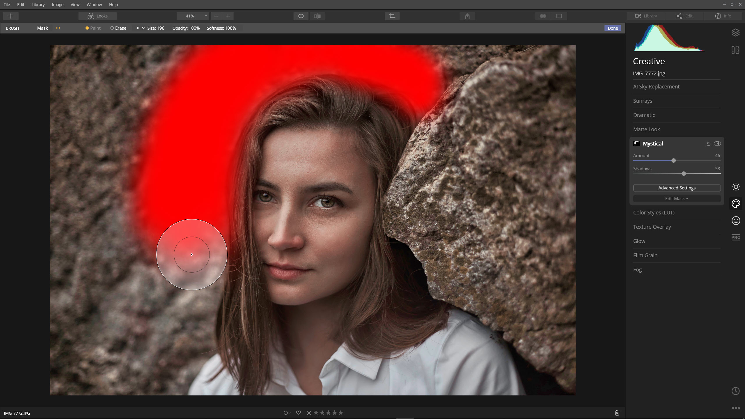 how to crop an image in paintbrush mac