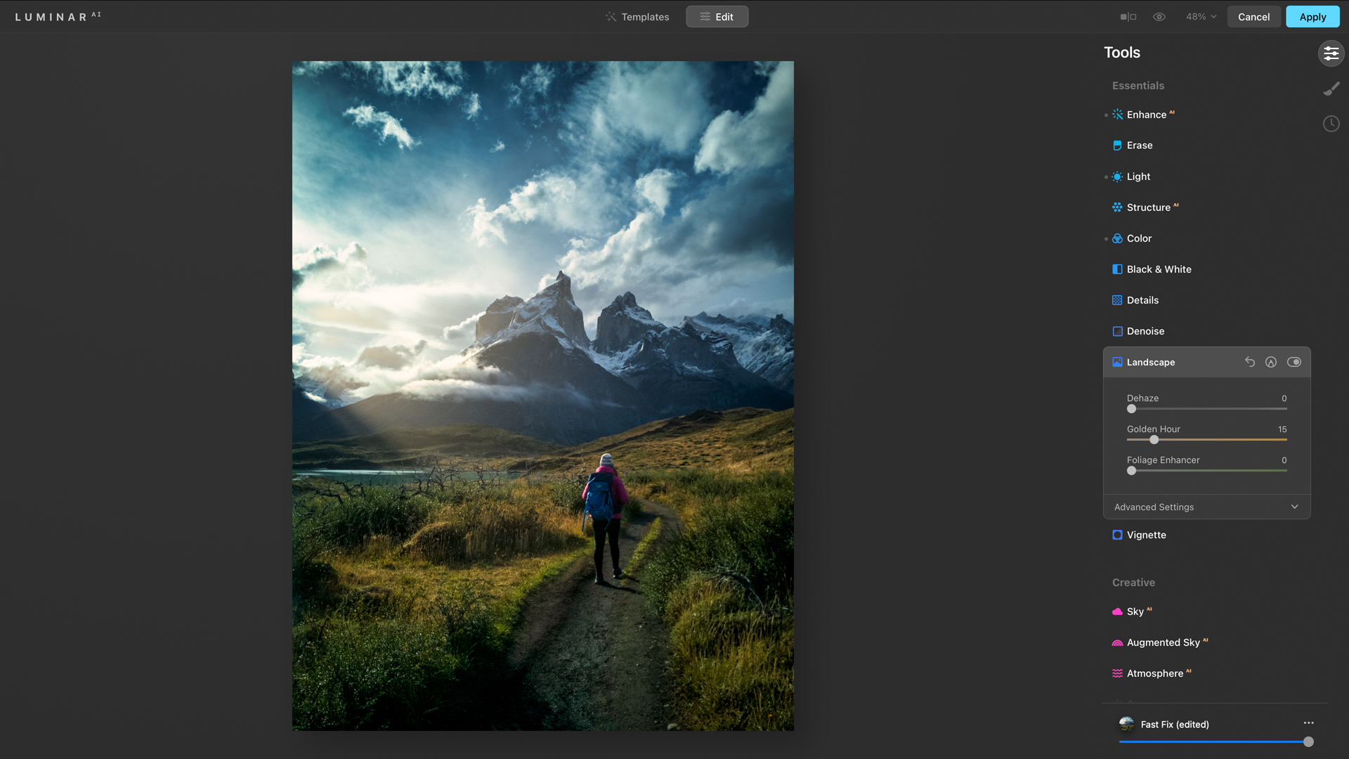 luminar plugin for affinity photo