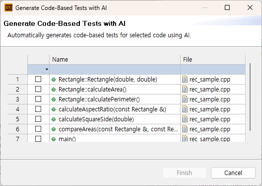 Code-Based Tests Generation - User Guides - 2025.12