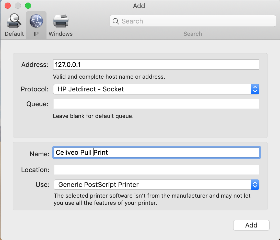 Deploy a Celiveo Shared Virtual Printer Package on a Print Server - Celiveo  8 - Ver 2022-05-22C