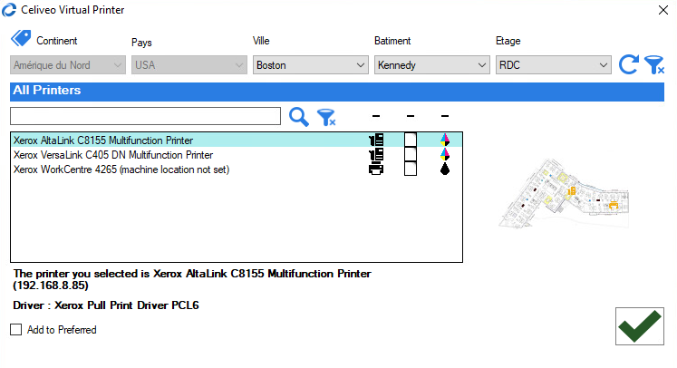 Add a Celiveo Shared Virtual Printer to Web Admin - Celiveo 8 - Ver