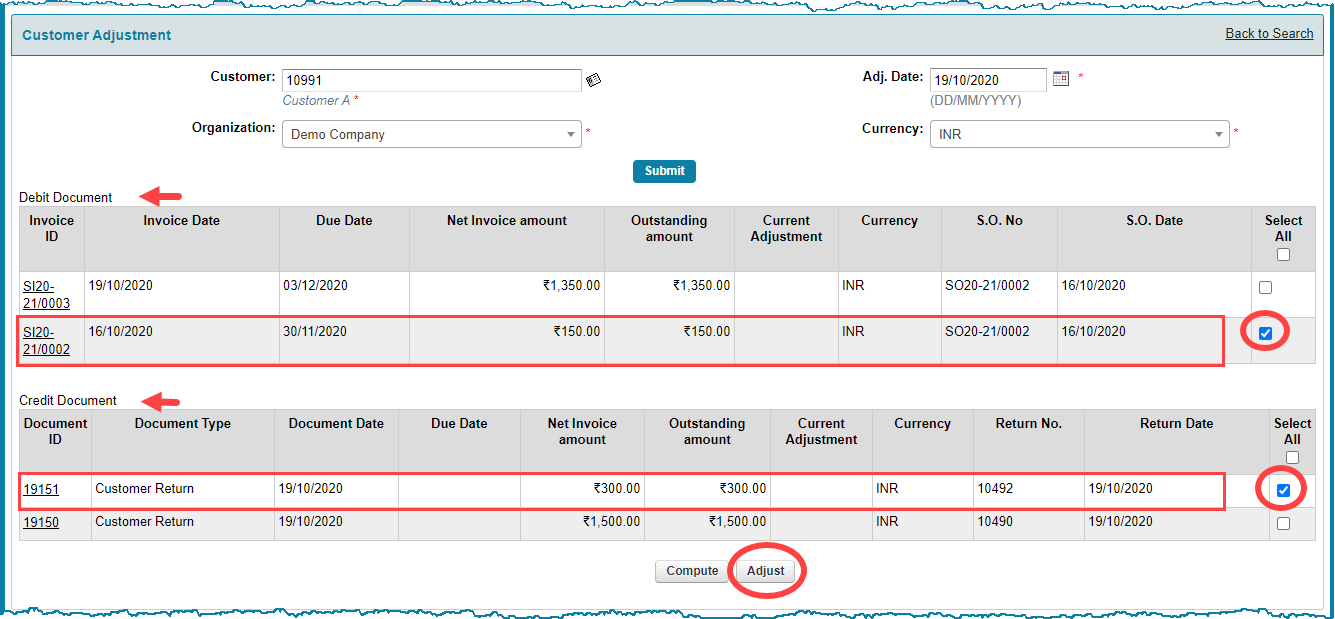 setting-off-a-return-invoice-crest-erp-user-manual-1-0