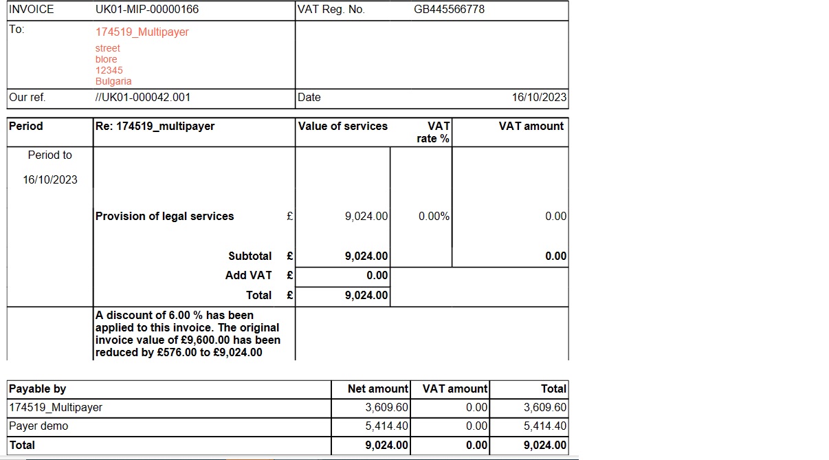 Global discount – Multipayer invoice layout - sa.global product release ...