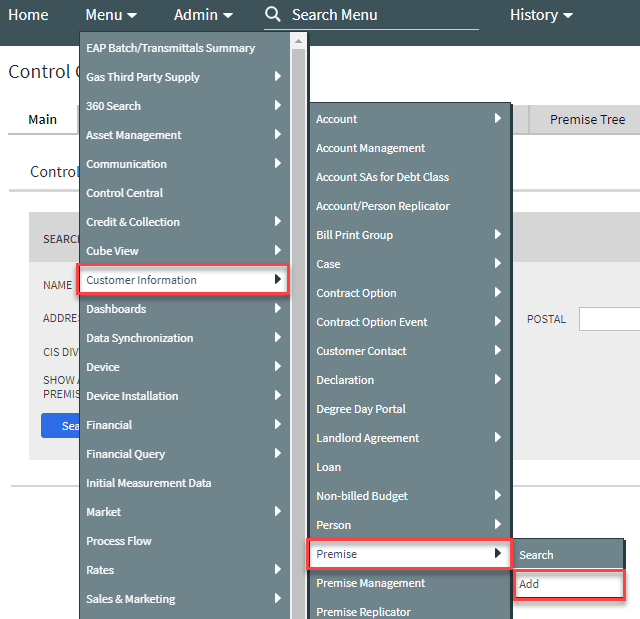 Add Service Point New Service 1