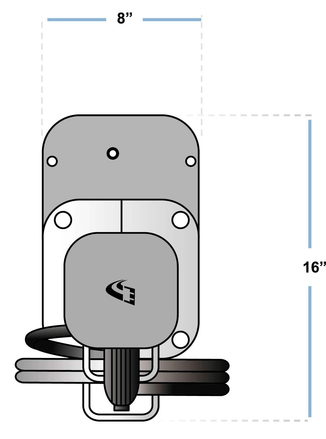 Dimensions Series 5 and 6 EV Charging Station 1