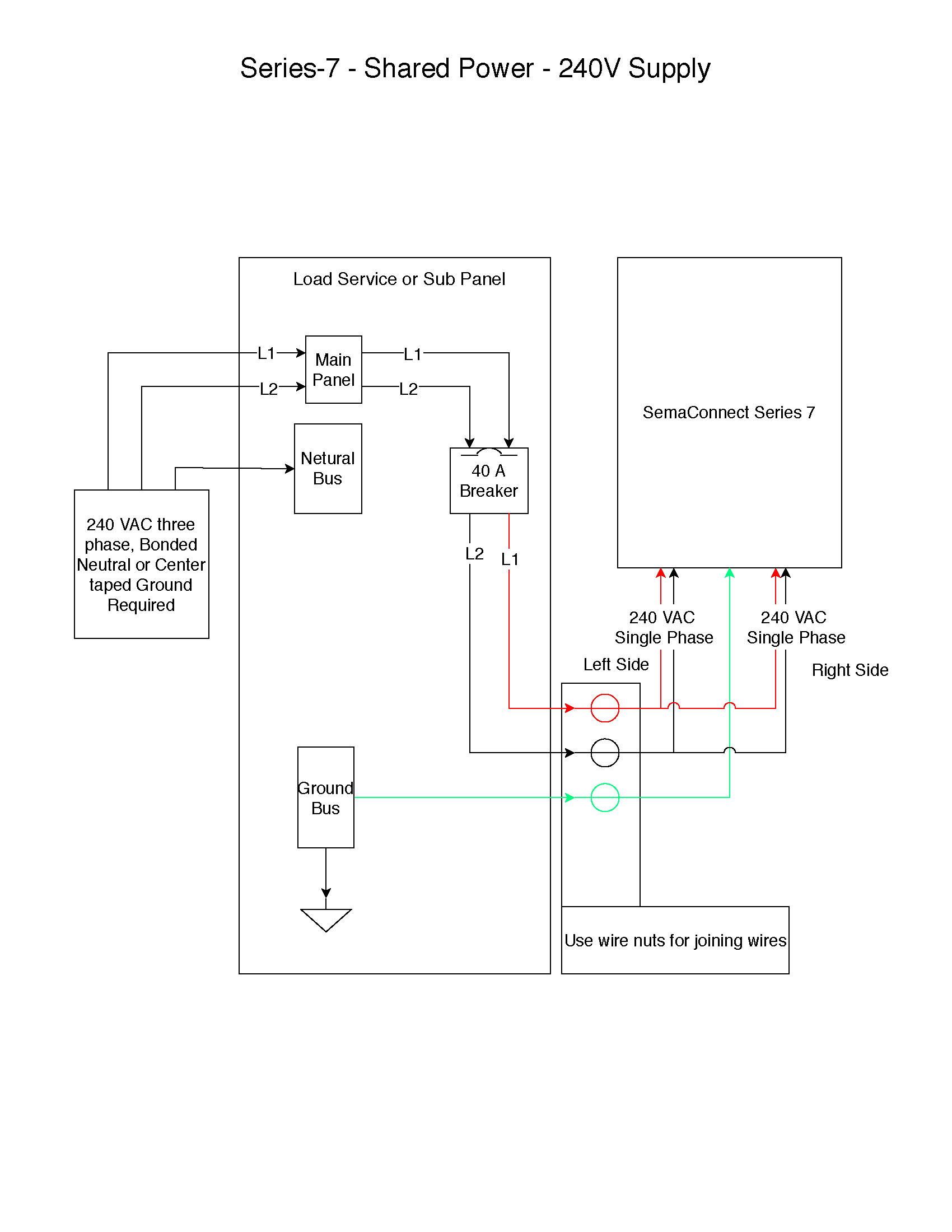 Wiring To Shared Power - Series 7   7 Plus Ev Charging Station - 1