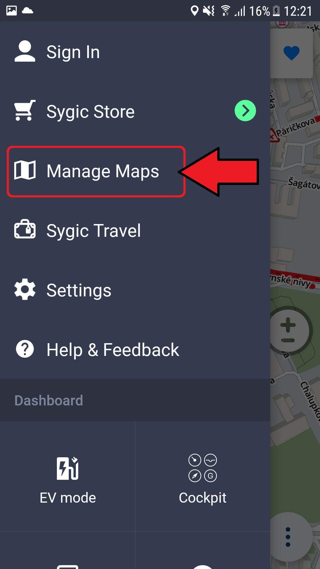 Map management - Navigation for - 18.7