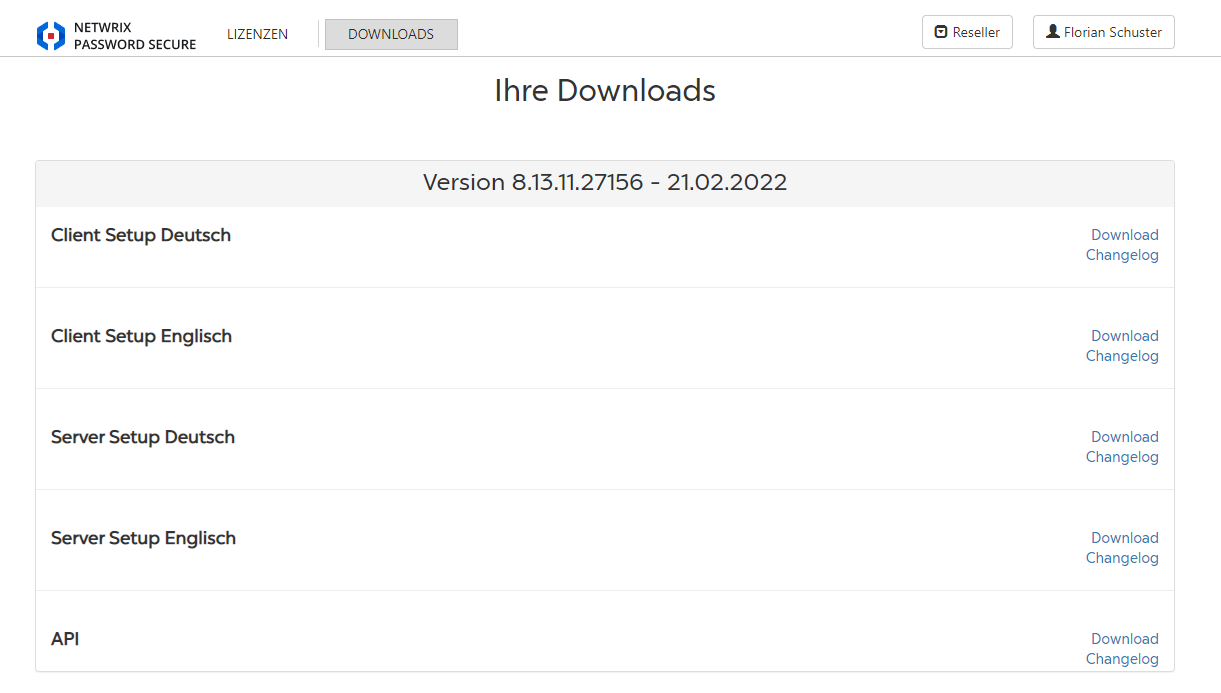 Installation Netwrix Password Secure Manual 8.15.1
