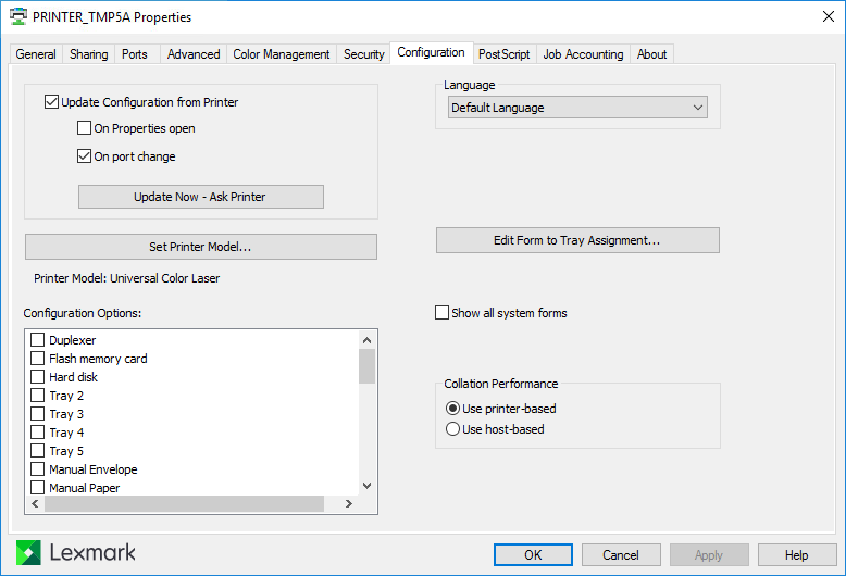 Lexmark universal print driver - Printix Administrator Manual 1