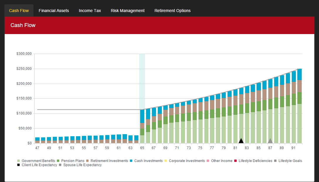 Cash Flow Projection Chart