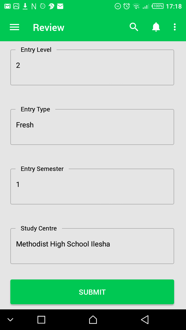 Review and Submit myNTI Mobile App Guide 1