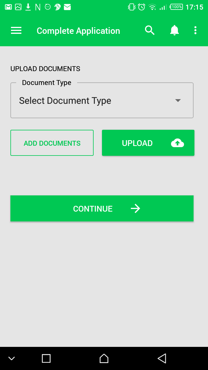 Documents Upload - MyNTI Mobile App Guide - 1